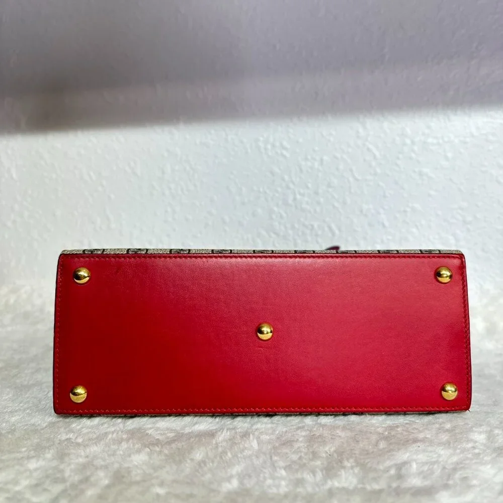 Gucci GG Logo Supreme With Top Handle Padlock Shoulder Bag Crossbody - Picture 5 of 9